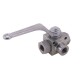 Zawór kulowy hydrauliczny 3-drogowy WKH3-B-3/8BSP | Exvi
