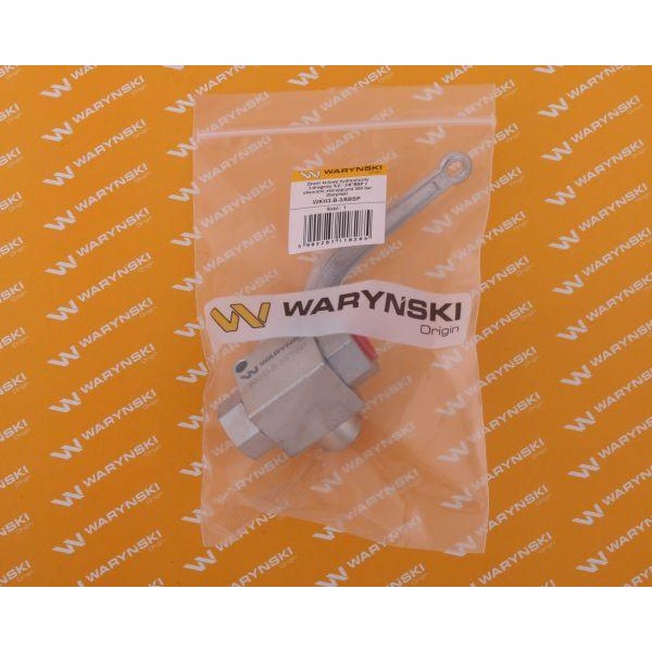 Zawór kulowy hydrauliczny 3-drogowy WKH3-B-3/8BSP | Exvi
