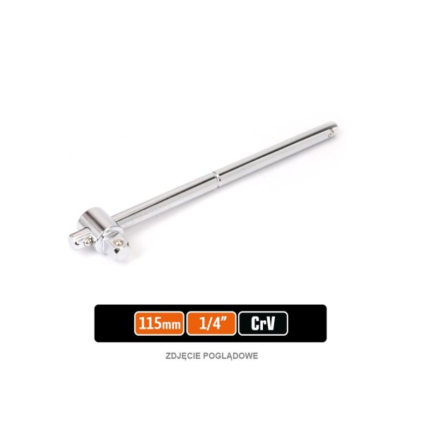 Pokrętło do nasadek przesuwne TYP T 1/4" POKT103 | Exvi