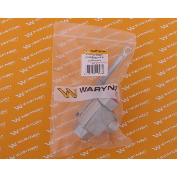 Zawór kulowy hydrauliczny 3-drogowy WKH3-B-1/2BSP | Exvi