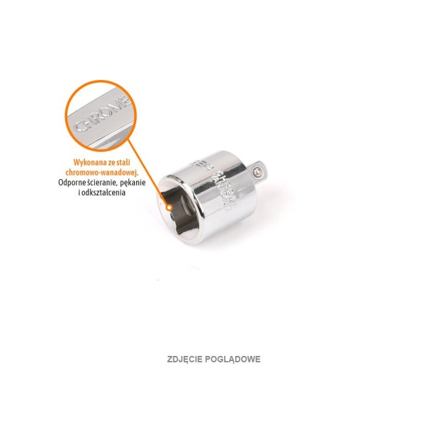Redukcja F 1/2"-M 3/4", CR-V, Teger PIR104 | Exvi