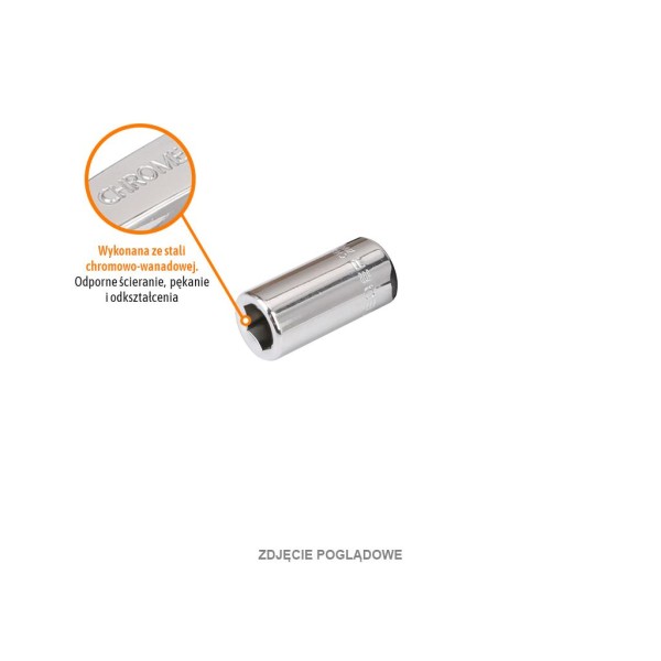 Adapter do bitów 1/4", CR-V, Teger PIR112 | Exvi