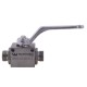 Zawór kulowy hydrauliczny 3-drogowy WKH3-15L-M22X1.5 | Exvi