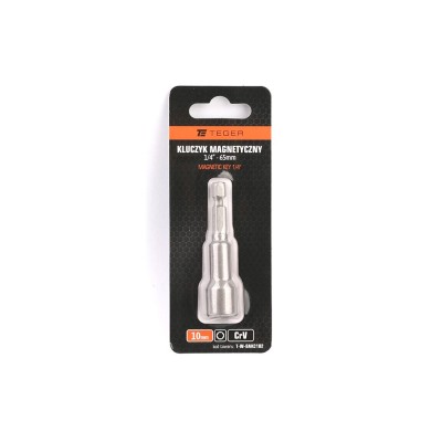 Kluczyk magnetyczny HEX 1/4" 10x65 mm, CR-V BAKC102 | Exvi