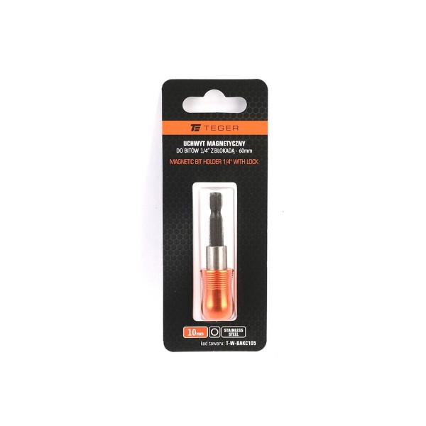 Uchwyt magnetyczny do bitów HEX 1/4" 10x60 BAKC105 | Exvi