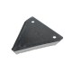 Nóż żniwny 75x76x2mm otwór 5.5 WKZ75X76X2C | Exvi