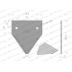 Nóż żniwny 83x76x2mm otwór 5.5 WKZ83X76X2 | Exvi