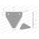 Nóż żniwny 74x76x2mm otwór 5.5 WKZ74X76X2 | Exvi