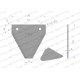 Nóż żniwny 75x76x2mm otwór 5.5 WKZ75X76X2 | Exvi