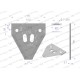 Nóż żniwny 80x76x2.7mm otwór 7 WKZ80X76X2.7O | Exvi