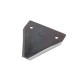 Nóż żniwny 80x76x2mm otwór 5.5 WKZ80X76X2O | Exvi