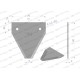 Nóż żniwny 80x76x2mm otwór 5.5 WKZ80X76X2O | Exvi