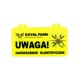 Tabliczka informacyjna UWAGA OGRODZENIE RF-101101103 | Exvi