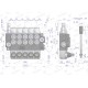 Rozdzielacz hydrauliczny 5-sekcyjny 40L V-R40L-5Z | Exvi