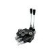 Rozdzielacz hydrauliczny 2-sekcyjny 80L V-R80L-2 | Exvi