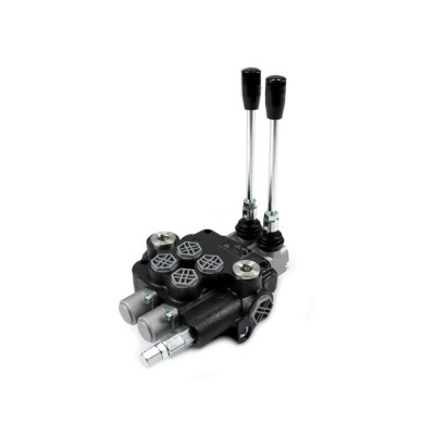 Rozdzielacz hydrauliczny 2-sekcyjny 80L V-R80L-2 | Exvi