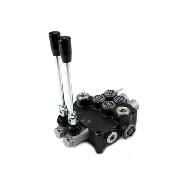 Rozdzielacz hydrauliczny 2-sekcyjny 80L V-R80L-2 | Exvi