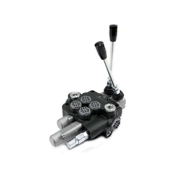 Rozdzielacz hydrauliczny 2-sekcyjny 80L V-R80L-2X1P | Exvi