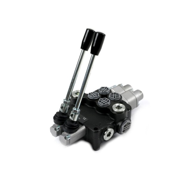 Rozdzielacz hydrauliczny 2-sekcyjny 80L V-R80L-2X2P | Exvi
