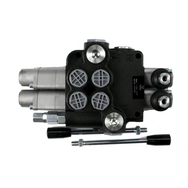 Rozdzielacz hydrauliczny 2-sekcyjny 80L V-R80L-2X2P | Exvi
