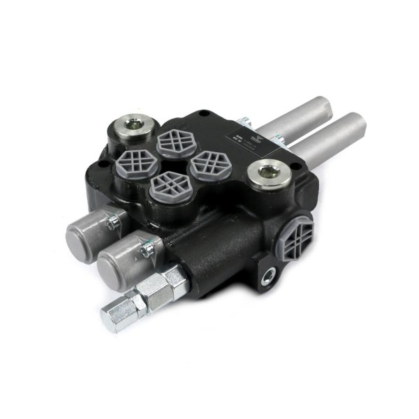 Rozdzielacz hydrauliczny 2-sekcyjny 80L V-R80L-2L | Exvi
