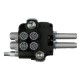 Rozdzielacz hydrauliczny 2-sekcyjny 80L V-R80L-2L | Exvi