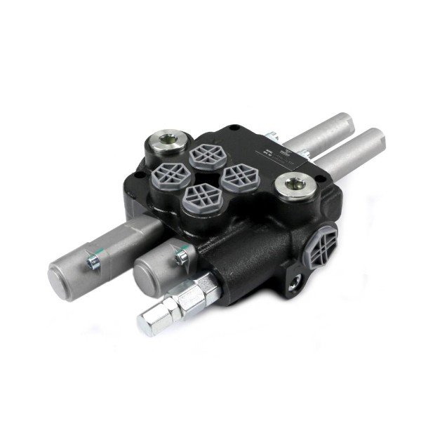 Rozdzielacz hydrauliczny 2-sekcyjny 80L V-R80L-2LX1P | Exvi