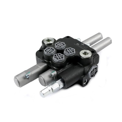 Rozdzielacz hydrauliczny 2-sekcyjny 80L V-R80L-2LX1P | Exvi