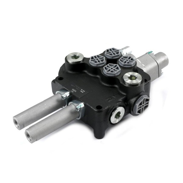Rozdzielacz hydrauliczny 2-sekcyjny 80L V-R80L-2LX1P | Exvi