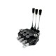 Rozdzielacz hydrauliczny 3-sekcyjny 80L V-R80L-3 | Exvi