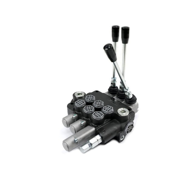 Rozdzielacz hydrauliczny 3-sekcyjny 80L V-R80L-3X1P | Exvi