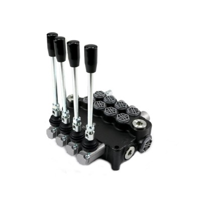 Rozdzielacz hydrauliczny 4-sekcyjny 80L V-R80L-4 | Exvi
