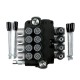 Rozdzielacz hydrauliczny 4-sekcyjny 80L V-R80L-4 | Exvi