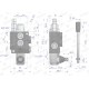 Rozdzielacz hydrauliczny 1-sekcyjny 40L V-R40L-1 | Exvi
