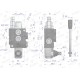 Rozdzielacz hydrauliczny 1-sekcyjny 40L V-R40L-1Z | Exvi