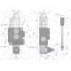 Rozdzielacz hydrauliczny 1-sekcyjny 40L V-R40L-1P | Exvi