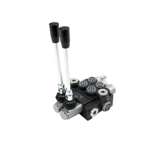 Rozdzielacz hydrauliczny 2-sekcyjny 40L V-R40L-2 | Exvi