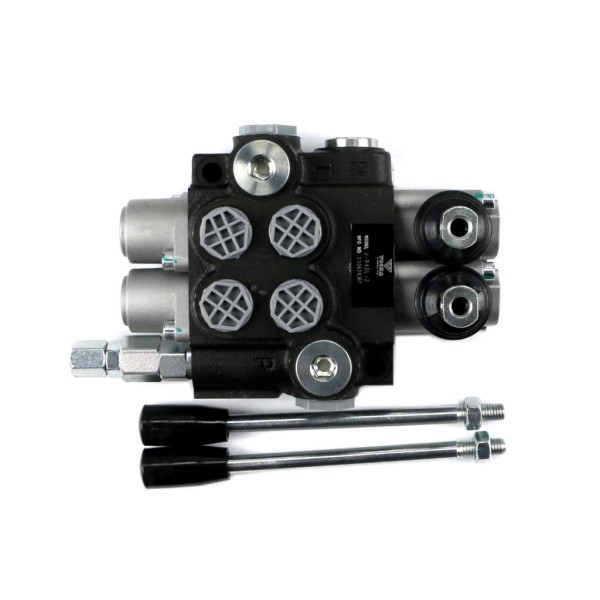 Rozdzielacz hydrauliczny 2-sekcyjny 40L V-R40L-2 | Exvi