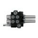 Rozdzielacz hydrauliczny 2-sekcyjny 40L V-R40L-2L | Exvi