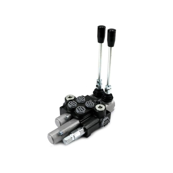 Rozdzielacz hydrauliczny 2-sekcyjny 40L V-R40L-2X1P | Exvi