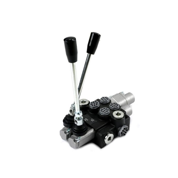 Rozdzielacz hydrauliczny 2-sekcyjny 40L V-R40L-2X1P | Exvi