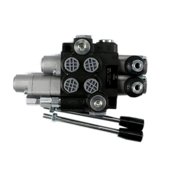Rozdzielacz hydrauliczny 2-sekcyjny 40L V-R40L-2X1P | Exvi