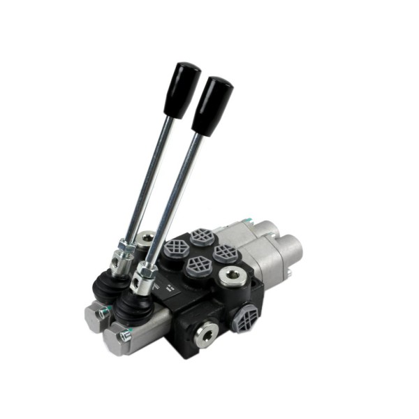 Rozdzielacz hydrauliczny 2-sekcyjny 40L V-R40L-2X2P | Exvi