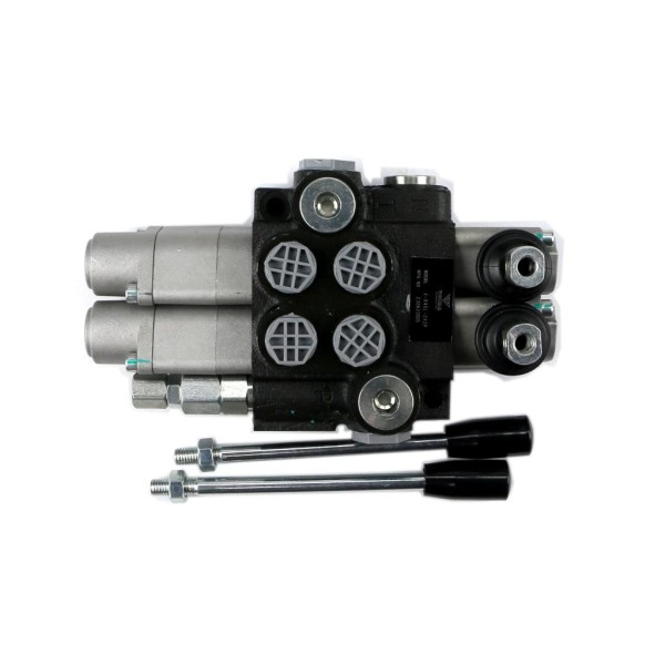 Rozdzielacz hydrauliczny 2-sekcyjny 40L V-R40L-2X2P | Exvi