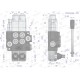 Rozdzielacz hydrauliczny 2-sekcyjny 40L V-R40L-2X2P | Exvi