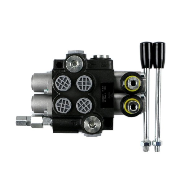 Rozdzielacz hydrauliczny 2-sekcyjny 40L V-R40L-2Z | Exvi