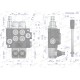 Rozdzielacz hydrauliczny 2-sekcyjny 40L V-R40L-2Z | Exvi