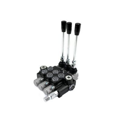 Rozdzielacz hydrauliczny 3-sekcyjny 40L V-R40L-3 | Exvi