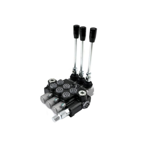 Rozdzielacz hydrauliczny 3-sekcyjny 40L V-R40L-3 | Exvi