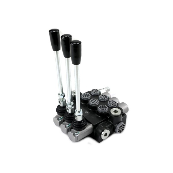 Rozdzielacz hydrauliczny 3-sekcyjny 40L V-R40L-3 | Exvi